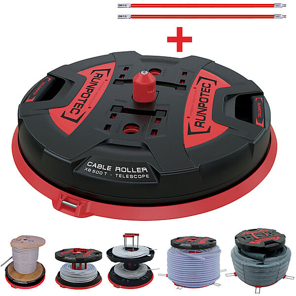 RUNPOTEC X BOARD XB 500 T -Teleskop Profi-Kabelabroller 10187